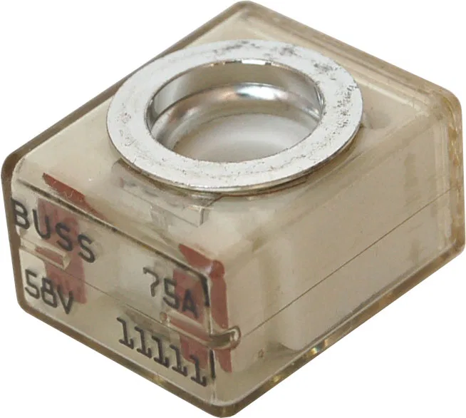 5180-BSS – BLUE SEA Fuse, Terminal Fuse MRBF 75 Amp Single 58 Volt DC Brown